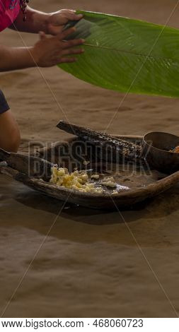 Demonstration Of How Indigenous People Make Chicha