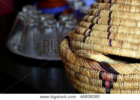Wicker Ware und andere Speisen