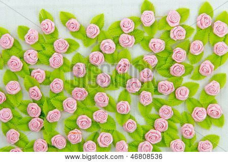 Pink Fabric Flower