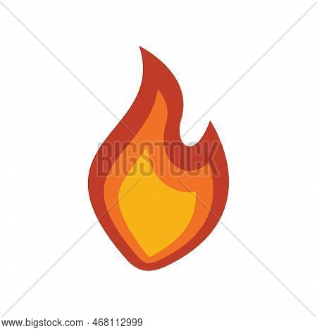 Fire Flame Ignite Icon. Flat Illustration Of Fire Flame Ignite Vector Icon For Web Design Isolated