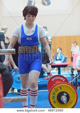 Campionato della Russia su Powerlifting a Mosca.