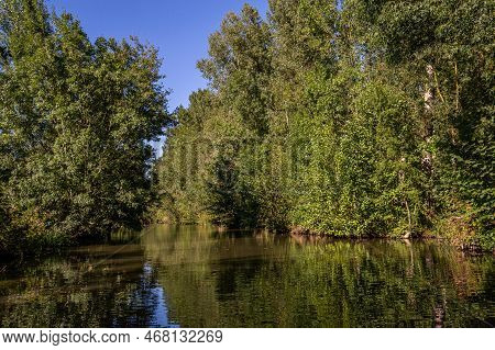 Boat Trip On An Inner Canal In The Marais Poitevin