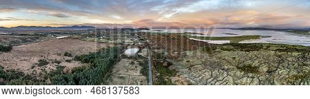 Aerial View Of Gweebarra Bay In Donegal - Ireland.