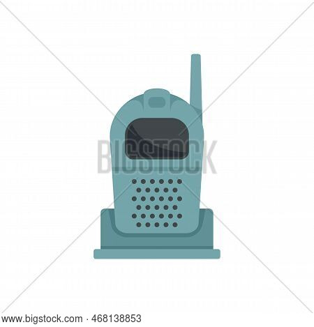 Babyphone Icon Flat Vector. Radio Monitor. Baby Nanny Isolated