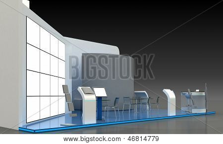 Exhibition Stand Kiosk Interior Exterior