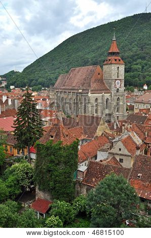 The Black church, the oldest gothic monument in Brasov, Romania