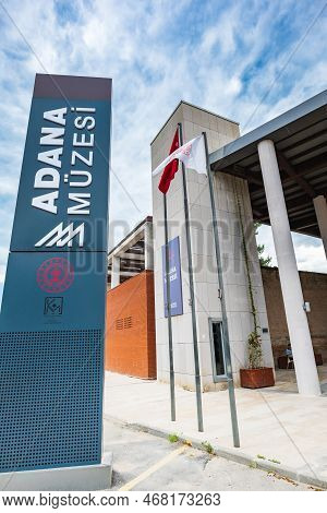 Adana, Turkey - May 2022: Adana Archaeology Museum, A Museum In Adana That Houses The Historical Her