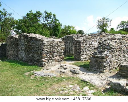Ancient Ruins from Colonia Ulpia Traiana Augusta Dacica Sarmizegetusa in Romania