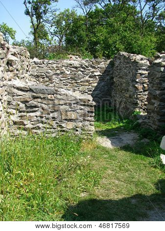 Ancient Ruins from Colonia Ulpia Traiana Augusta Dacica Sarmizegetusa in Romania