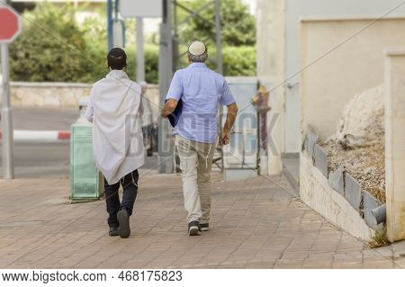 Two Men Go To The Synagogue On Shabbat