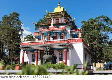 The Buddhist Monastery Of Datsan Damba Braibunling, Located In The City Of Chita. Datsan. Buddhist T