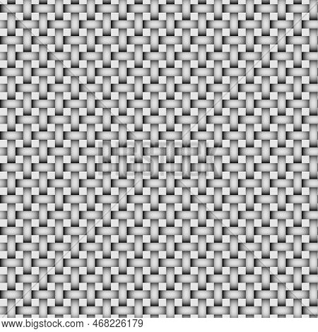 White Mesh Sport Wear Fabric Textile Pattern Seamless Background Vector