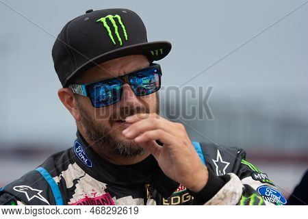Ken Block American Professional Rally Driver During The Red Bull Grc