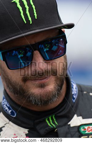 Ken Block American Professional Rally Driver During The Red Bull Grc