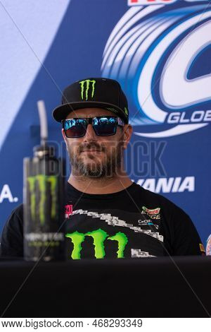 Ken Block American Professional Rally Driver During The Red Bull Grc
