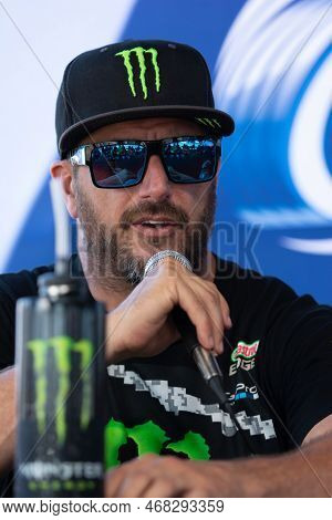 Ken Block American Professional Rally Driver During The Red Bull Grc