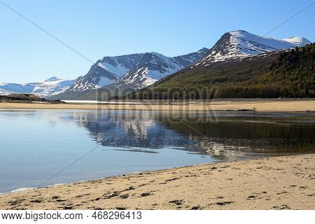 Spring At The Lake Gjevilvatnet, Norway