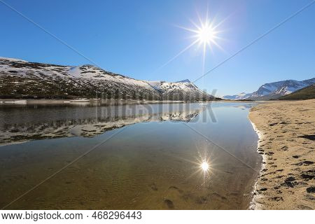 Spring At The Lake Gjevilvatnet, Norway