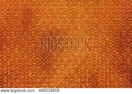 Blue And Glitter Background .  Textured And Shiny Surface