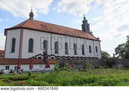 Franciscan Frauenberg Monastery With Minster Church In Fulda, Germany