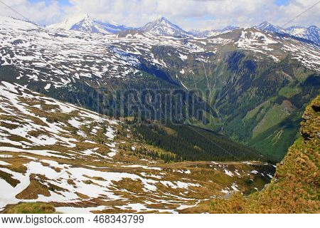 Tyrol Stubnerkogel Alps Above Bad Gastein And Hohe Tauern Range, Austria