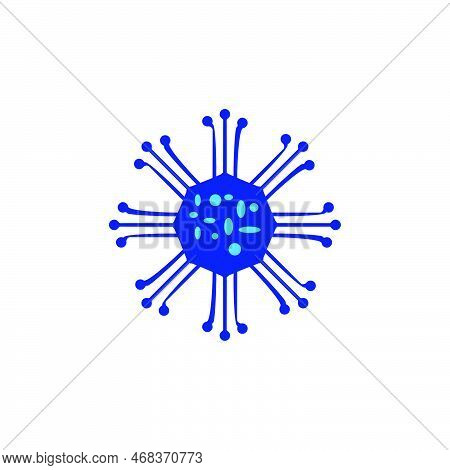 Corona Virus Icon. Simple Style Corona Virus Poster Background Symbol. Brand Logo Design Element. Co