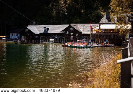 Lunz Am See, Austria - July 06 2022: Lunz Am See Is A Municipality In The District Of Scheibbs, Lowe