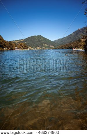 Lunz Am See, Austria - July 06 2022: Lunz Am See Is A Municipality In The District Of Scheibbs, Lowe