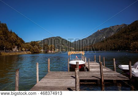Lunz Am See, Austria - July 06 2022: Lunz Am See Is A Municipality In The District Of Scheibbs, Lowe