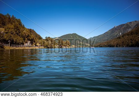 Lunz Am See, Austria - July 06 2022: Lunz Am See Is A Municipality In The District Of Scheibbs, Lowe