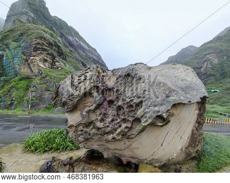 Nanya Lookout At Northern Taipei. It Is Noted For Its Fantastic Rock Formations And Sea-eroded Coral