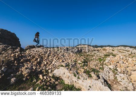 Angelokastro Castle Near Palaiokastritsa And Krini, Corfu Island, Ionian Sea, Central Corfu And Diap