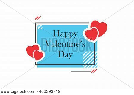 Frame With Greeting Text. Flat Design And Modern Style. Template For Congratulations Or Sales. Vecto