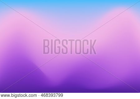 Mesh Gradient Background. Vector Abstract Blue And Violet Color Blend Gradient Background. Eps 10