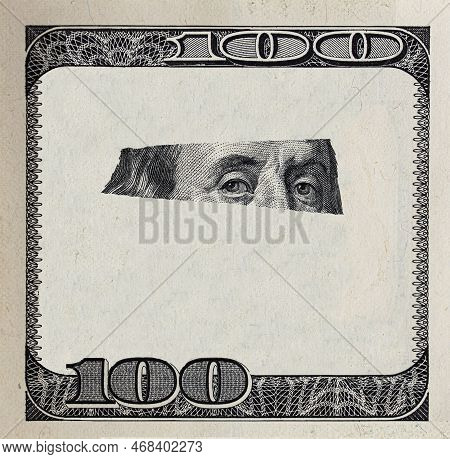 Modified Decorative 100 Dollar Bill Artwork For Design Purpose