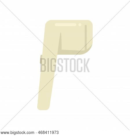 Sensor Gun Icon Flat Vector. Digital Temperature. Electronic Laser Isolated