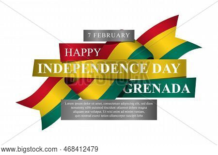 Independence Day Grenada Background. Vector Illustration Background.
