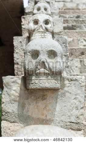 Schädel im Xcaret