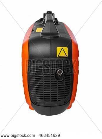 Generator. Inverter Gasoline Generator Isolated On White Background.