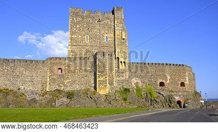 Carrickfergus Castle Near The City Of Belfast - Belfast, United Kingdom - April 25, 2022
