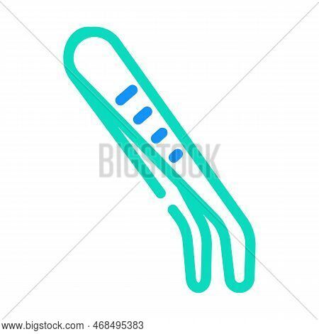Tweezers First Aid Color Icon Vector. Tweezers First Aid Sign. Isolated Symbol Illustration