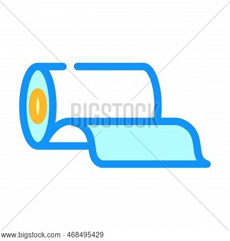 Absorbent Compress Dressing First Aid Color Icon Vector. Absorbent Compress Dressing First Aid Sign.