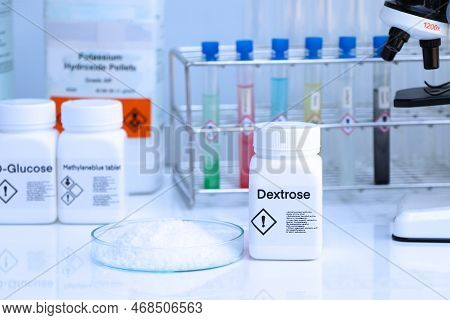 Dextrose In Bottle , Chemical In The Laboratory And Industry, Chemicals Used In The Analysis