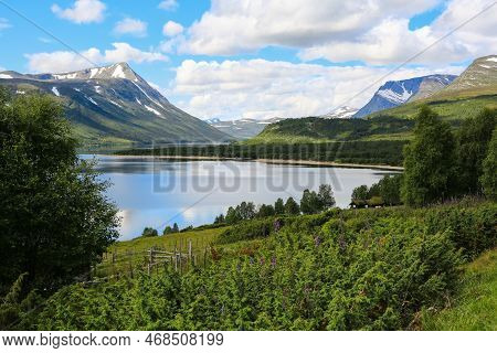 Summer  At The Lake Gjevilvatnet, Norway