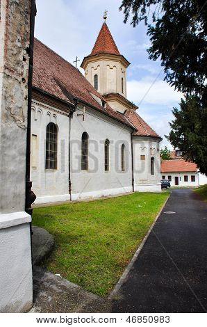Old Romanian orthodox church in Brasov, Romania