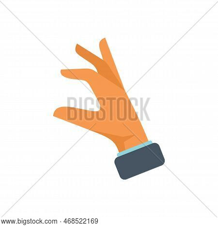 Change Gesture Icon Flat Vector. Finger Ok. Position Up Isolated
