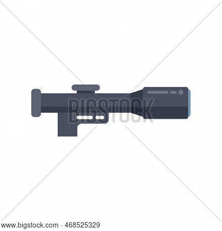 Telescopic Sight Icon Flat Vector. Rifle Scope. Gun Hair Isolated