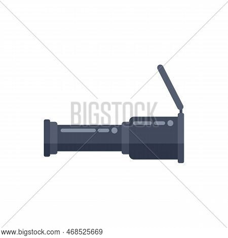 Target Scope Icon Flat Vector. Rifle Sight. Sniper Mark Isolated
