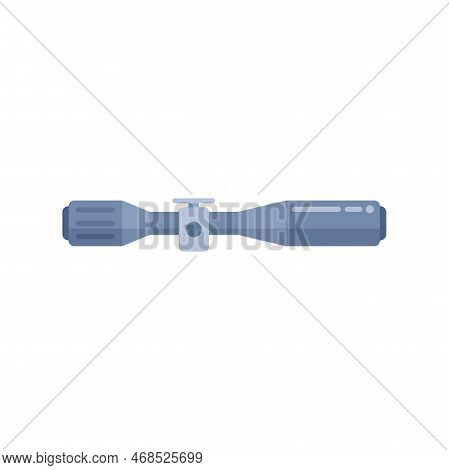 Weapon Sight Icon Flat Vector. Rifle Cross. Telescope Sniper Isolated
