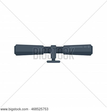 Military Sight Icon Flat Vector. Target Cross. Sniper Weapon Isolated